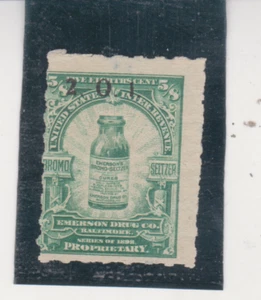 Scott # RS281 Precancel 2O1 Private Die Medicine Emerson Drug Hyphen Perf 7 MNG - Picture 1 of 4