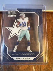 Micah Parsons 2021 Panini Chronicles Playoff Momentum Rookies Rookie RC #PMR-35 - Picture 1 of 6