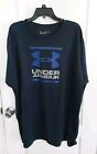 Men's Under Armour Logo Foundation Short Sleeve T- Shirt Blue Size: 4XL MSRP $25