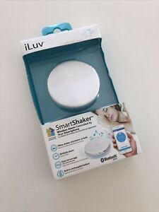 iLuv SmartShaker White Vibration Bed Shaker Bluetooth Alarm Clock Wireless NEW