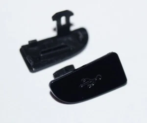 Originale Sony Ericsson xperia X10i Micro USB Copertura Cover Nero - Foto 1 di 1