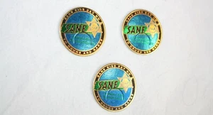 3 Milk Caps Pogs SANE mit Aufklebern - Bild 1 von 3
