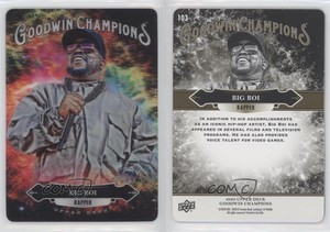 2020 Upper Deck Goodwin Champions Splash of Color 3-D Lenticular Big Boi #103