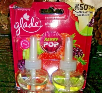 Recambios de aceite perfumado Glade Plugins BERRY POP - 1 paquete con 2 recargas Foto 1 de 4