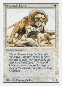 Savannah Lions X (4) MTG Revised Edition Excellent/NM - 4RCard - Picture 1 of 1