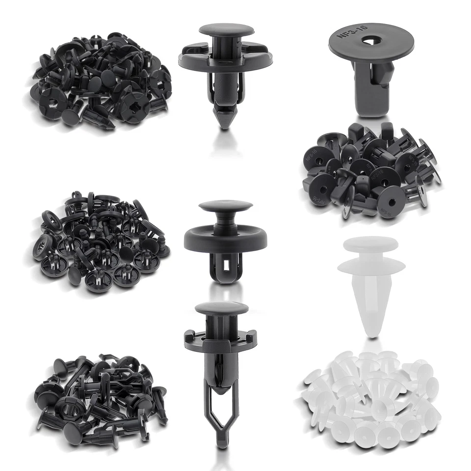 100 clips de panel de ajuste de parachoques para LEXUS GS300 remache de empuje retenedor de paso de rueda interior Foto 1 de 4