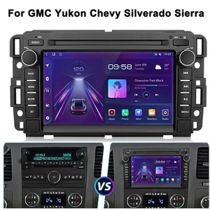 7" For GMC Yukon Chevy Silverado Sierra Android 14 Car Stereo Radio GPS Navi SWC - Bild 1 von 14