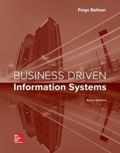 Business Driven Information Systems by Paige Baltzan 2019 Paperback - Picture 1 of 1