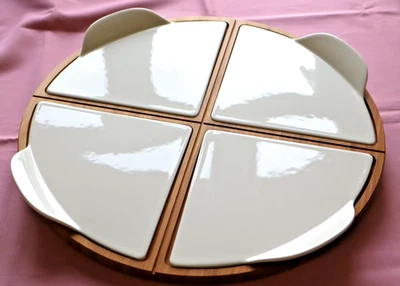 VILLEROY BOCH V&B Pizza Passion 10-4172-8170 Partyplatte rd u 4 Teller 5tg 50883 - Bild 1 von 4