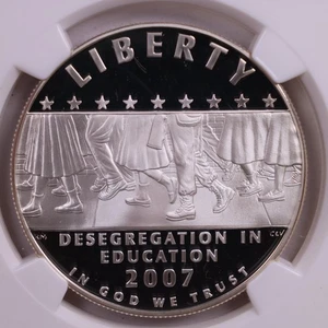2007-P Little Rock School Desegregation COMMEM., NGC PF-69., Store #GMC189. - Picture 1 of 3