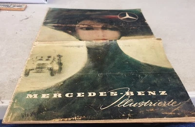 Mercedes Benz 1955 ilustrado folleto de ventas original 300SL ala de gaviota  Foto 1 de 4