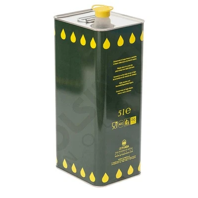 olio extravergine di oliva 5 litri produzione familiare 2025 - Immagine 1 di 3