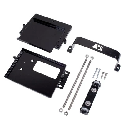 Bandeja de bateria dupla Rugged Ridge para 97-06 Jeep Wrangler &amp; modelos TJ - Imagem 1 de 4