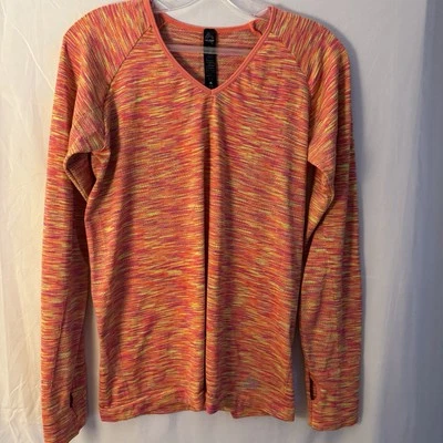 RBX Women’s Large Long Sleeve Activewear Top Multi Color Athletic Walking Gym - Image 1 of 4