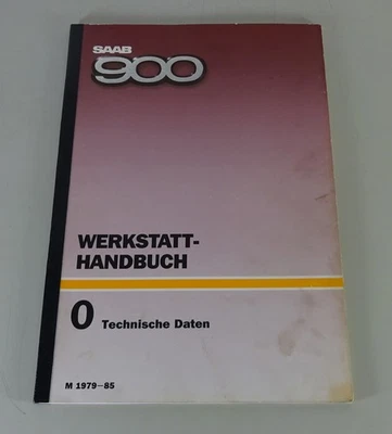 Manual De Taller Saab 900 Datos Técnicos Año De Modelo 1979-1985 - Imagen 1 de 3
