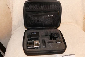 GoPro HERO 4 Action Camera Silver With Huge Lot of Accessories In Case Free Ship - Picture 1 of 3