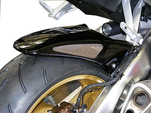 Abrazador trasero brillante malla plateada negra Honda CBR1000RR 08-16 (ABS) - Powerbronze - Imagen 1 de 1