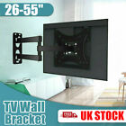 Full Motion TV Wall Bracket Mount for 26 27 32 40 43 46 50 55Inch Tilt Swivel