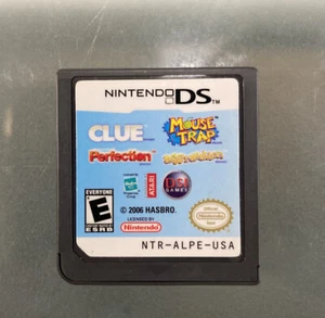 Clue/Mouse Trap/Perfection/Aggravation (Nintendo DS, 2007) Cart Only - Picture 1 of 1