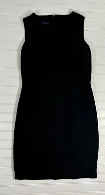Charter Club Black Shift Dress Sleeveless Womens Size 4 Career Minimalist Lined - Image 1 of 4
