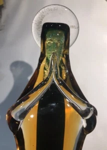 Vintage Murano Madonna ~ Mother Mary ~ Sommerso Glass Statuette - Picture 1 of 12
