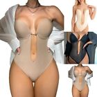 Ladies' Body Shaper Bodysuits with Removable Push Up Bra (Multiple Colors)