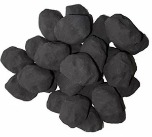 Gas fire coals Cast 20  Standard  replacement gas fire coal for gas fire fake - Picture 1 of 6