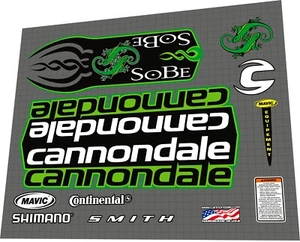 CANNONDALE Scalpel (2004) Team Sobe Edition Frame Decal Set - Picture 1 of 2