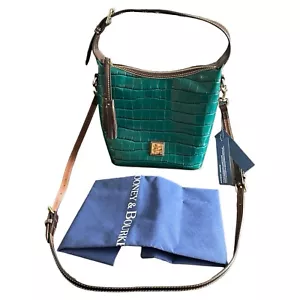 Dooney & Bourke Oakdale Paige Deep Teal Crossbody Shoulder Bag/Purse Brand New - Picture 1 of 15