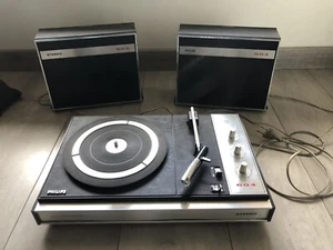 Valise Platine Vinyle Philips 604 vintage - Imagen 1 de 8