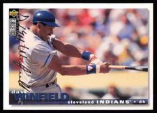 1995 Collector's Choice Silver Signature Dave Winfield Cleveland Indians #280