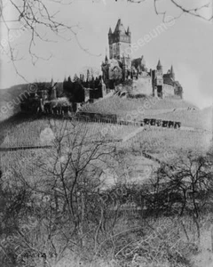 Burg Cochem German Castle 1870s 8x10 Reprint Of Old Photo - Picture 1 of 1