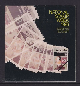 BOOKLET: NATIONAL STAMP WEEK BOOKLET 1976 PINK COVER SP:UB03g - Picture 1 of 1