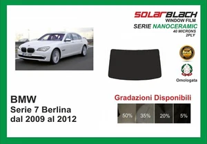 pellicola oscurante BMW serie 7 berlina dal 2009-12 kit lunotto NANOCERAMIC - Imagen 1 de 1