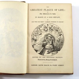 The Greatest Plague of Life 1847 Hardcover The Brothers Mayhew First Edition - Picture 1 of 12