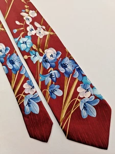 Corbata de seda jacquard Leonard Paris Design No.71974 patrón de bufanda floral corbata para hombre - Imagen 1 de 14