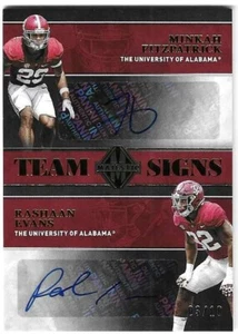 Minkah Fitzpatrick 2018 MAJESTIC TEAM SIGNS AUTOGRAPH CARD Alabama RC AUTO SP/10 - Picture 1 of 2
