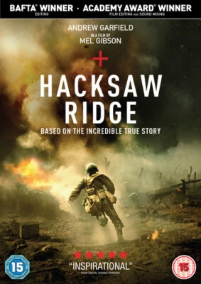 Hacksaw Ridge DVD (2017) Andrew Garfield, Gibson (DIR) cert 15 Amazing Value - Image 1 of 2