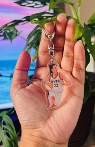 Caitlin Clark WNBA Fever Custom Acrylic Keychain - Picture 1 of 2