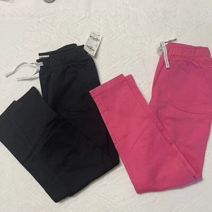 Carter’s Girl’s Pull On Pants. 2 Piece. Size 7. Black, Pink Color. NWT - Picture 1 of 10