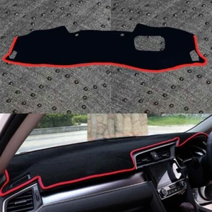 BL Velvet Non-Slip Dash Cover Red Stripe for 2020 Kia SELTOS RHD GT-Line - Bild 1 von 8