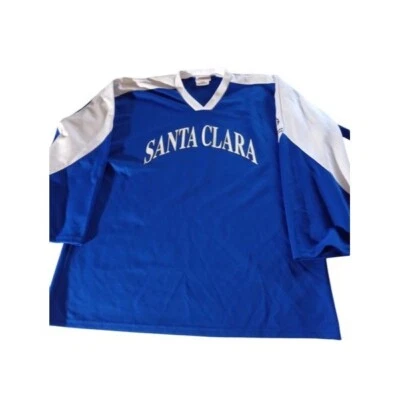 Ropa deportiva de trabajo en equipo Santa Clara Jersey - Azul/Blanco - XL Foto 1 de 4
