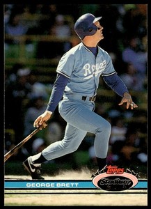 1991 Stadium Club George Brett Kansas City Royals #159
