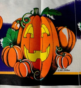 Witches Bats Halloween Cauldron Crepe Paper 12x10” Scrapbooking 1 Per Order NOS - Picture 1 of 4