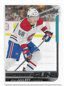 NOAH JUULSEN 2018-19 Upper Deck YOUNG GUNS ROOKIE Hockey card #482 Canadiens NM - Picture 1 of 1