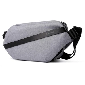 Bange Crossbody bag, expandable, with multifunctional fastening system, Grey - Picture 1 of 4