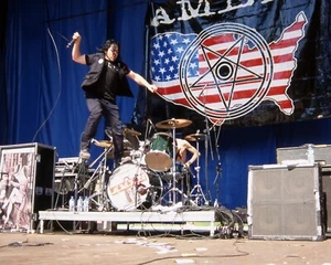 Amen - Casey Chaos - Official Tattoo the Earth 2000 Print - 8x10 Concert Photo - Picture 1 of 4