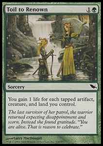 MTG: Toil to Renown - Shadowmoor - Magic Card - Picture 1 of 2