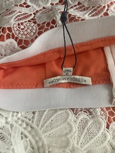 Rebecca Minkoff Womens Angelica Pencil Skirt White Floral Lace Stretch Lined XS - Picture 1 of 8