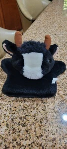 Vintage Kuh Stier Golfschläger Bezug Handpuppe Plüsch - Bild 1 von 6